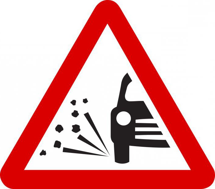  výstražné značky dopravní pravidla fotografie