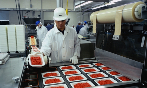 halbfertige Fleischproduktionstechnologie