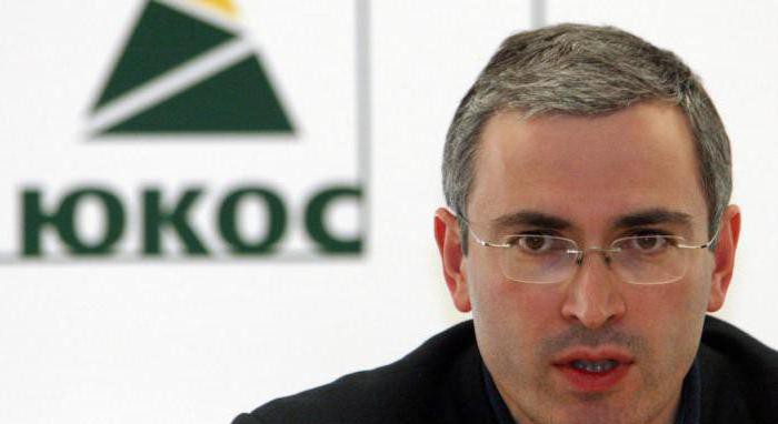 Mikhail Khodorkovsky biografie