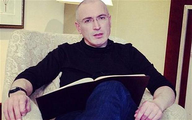 hoofd van yukos Mikhail Khodorkovsky