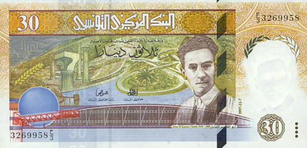 Tunesische dinar natuurlijk