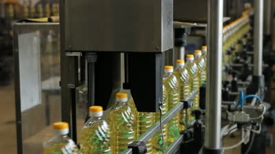 Produktionslinie für Sonnenblumenöl