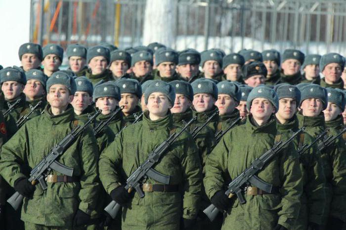 wie viel in der Armee von Russland zu dienen