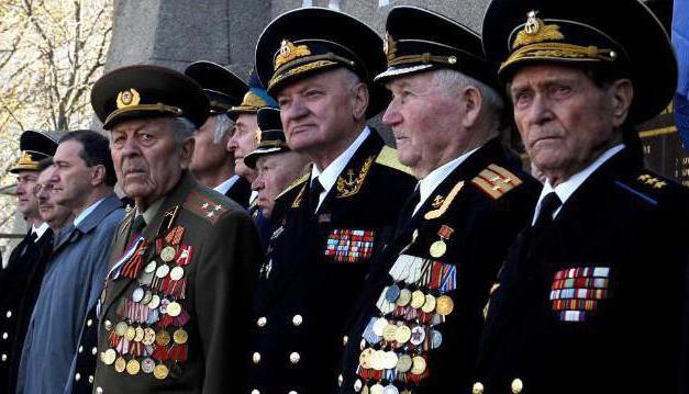 Kriegsveteranen im Ruhestand