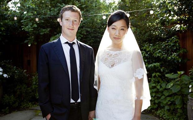 Mark Zuckerberg with his wife