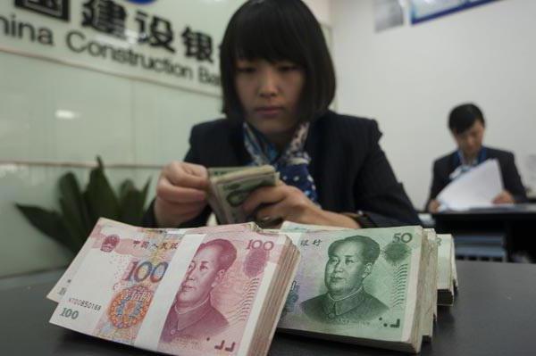 durchschnittliches Gehalt in China in Yuan