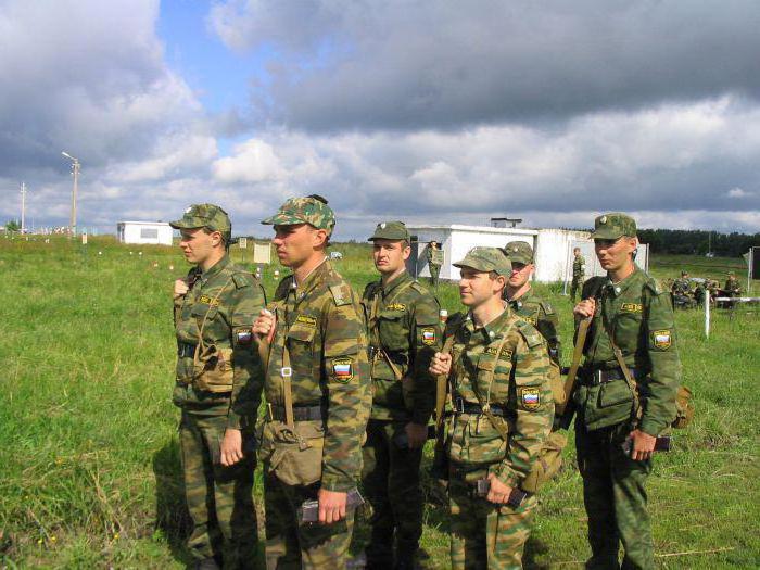 Arten von Outfits in der Armee