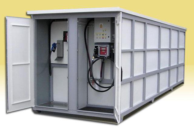 modulair tankstation voor containers