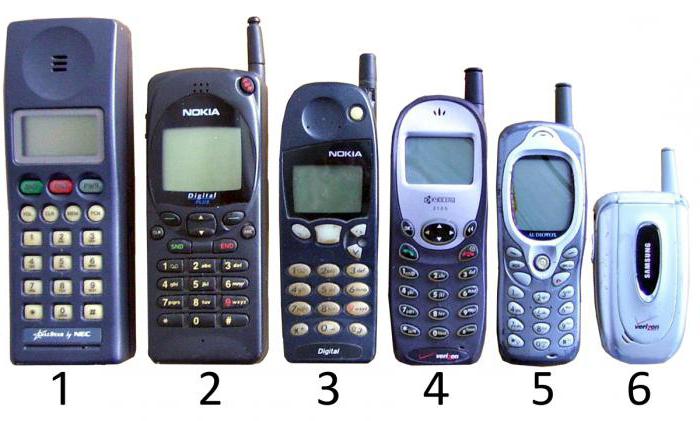 soorten mobiele telefoons